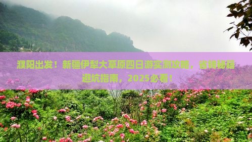 濮阳去新疆伊犁大草原四日游