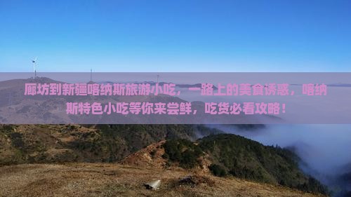 廊坊到新疆喀纳斯旅游小吃