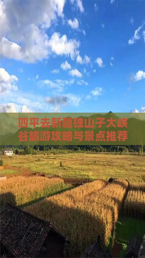 四平去新疆独山子大峡谷一日