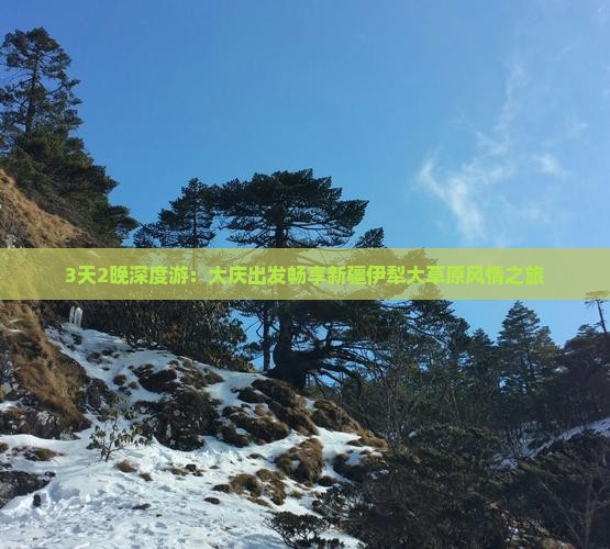 3天2晚深度游：大庆出发畅享新疆伊犁大草原风情之旅