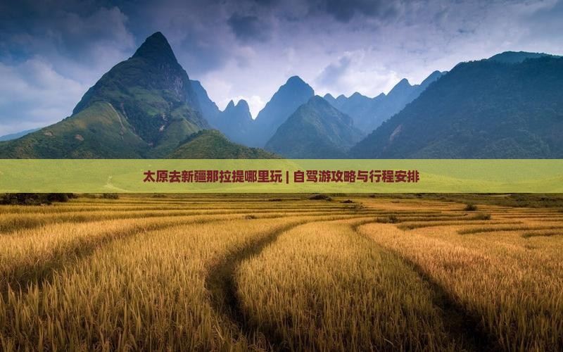 太原去新疆那拉提哪里玩 | 自驾游攻略与行程安排