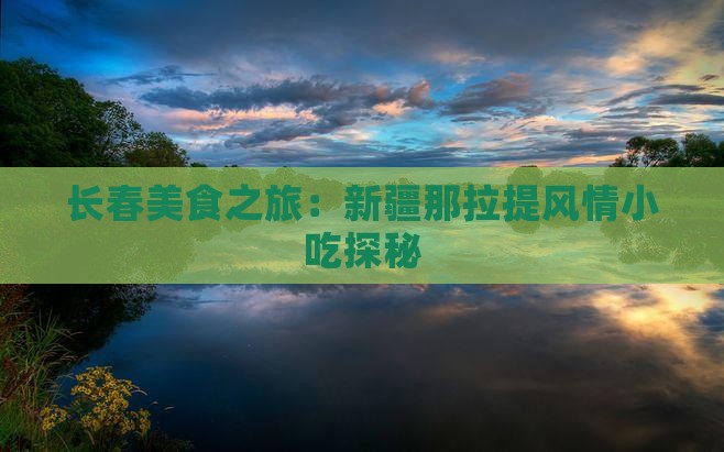 长春美食之旅：新疆那拉提风情小吃探秘