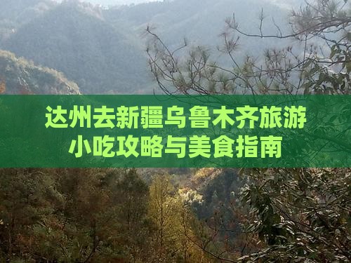 达州去新疆乌鲁木齐旅游小吃攻略与美食指南