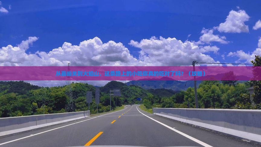 嘉峪关去新疆火焰山旅游小吃