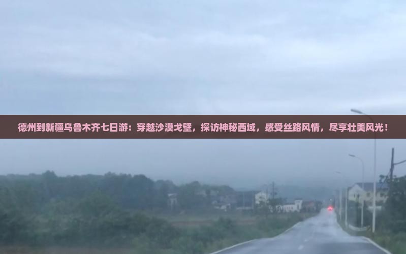 德州到新疆乌鲁木齐七日游