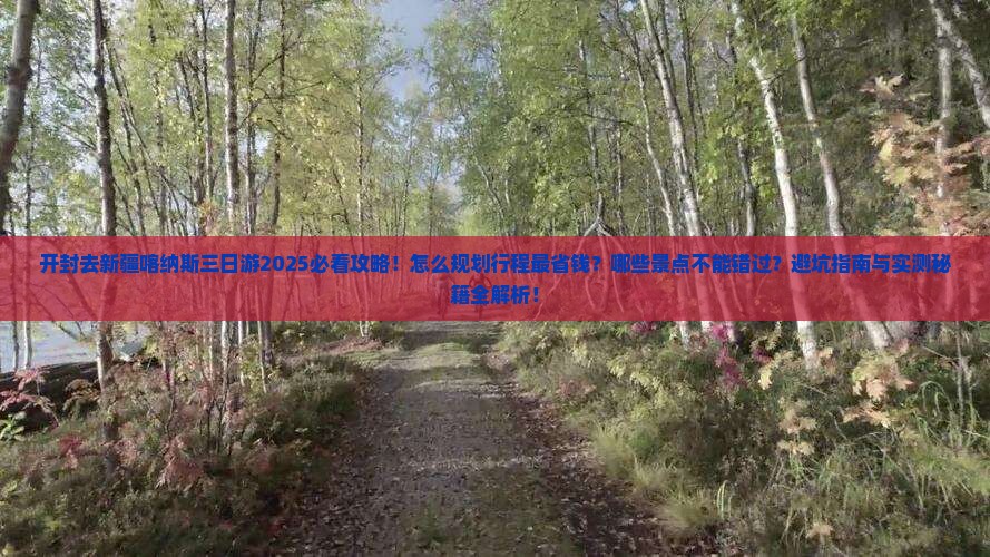 开封去新疆喀纳斯三日游