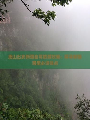唐山出发新疆自驾旅游攻略：探寻新疆哪里必游景点