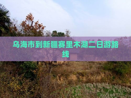 乌海市到新疆赛里木湖二日游路线