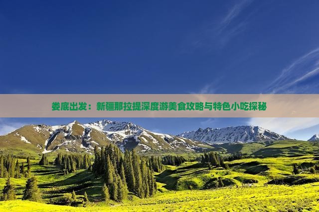 娄底出发：新疆那拉提深度游美食攻略与特色小吃探秘