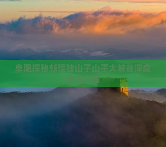 阜阳探秘新疆独山子山子大峡谷深度旅游之旅