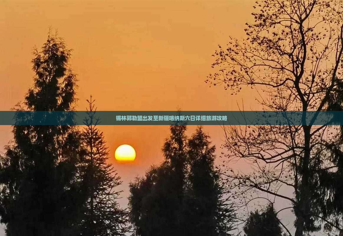 锡林郭勒盟出发至新疆喀纳斯六日详细旅游攻略