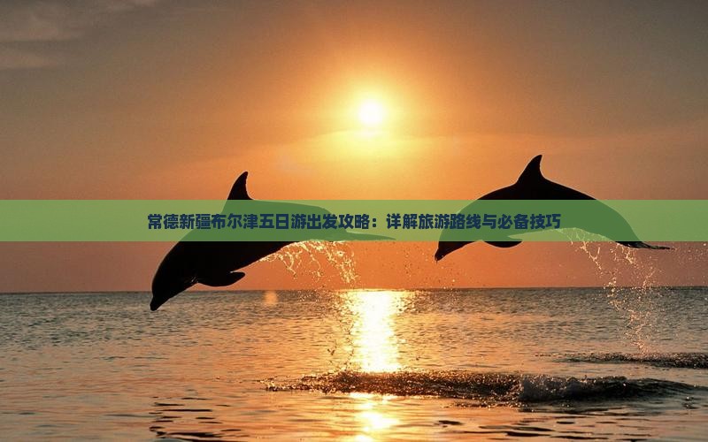 常德新疆布尔津五日游出发攻略：详解旅游路线与必备技巧