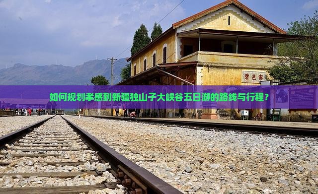 如何规划孝感到新疆独山子大峡谷五日游的路线与行程？