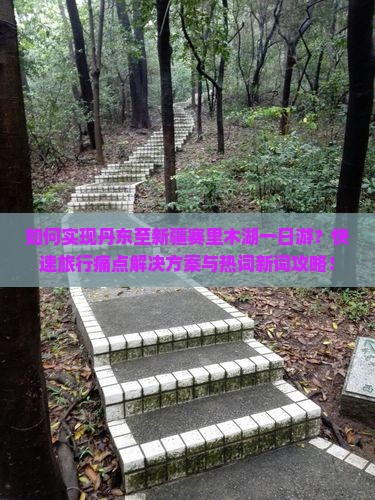 如何实现丹东至新疆赛里木湖一日游？快速旅行痛点解决方案与热词新词攻略！