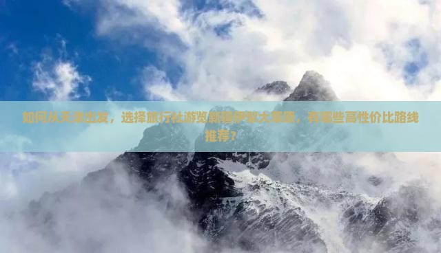 如何从天津出发，选择旅行社游览新疆伊犁大草原，有哪些高性价比路线推荐？