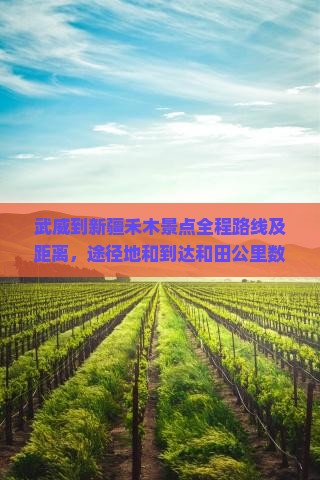 武威到新疆禾木景点全程路线及距离，途径地和到达和田公里数