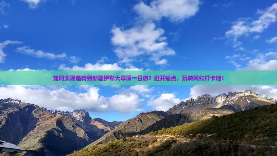 如何实现临猗到新疆伊犁大草原一日游？避开痛点，玩转网红打卡地！