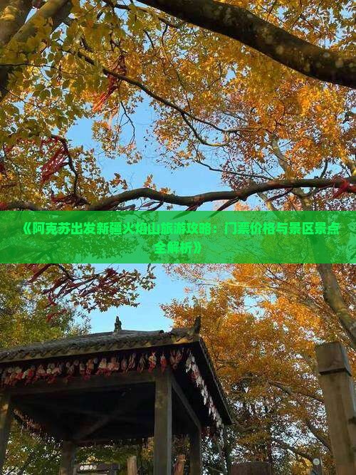 《阿克苏出发新疆火焰山旅游攻略：门票价格与景区景点全解析》