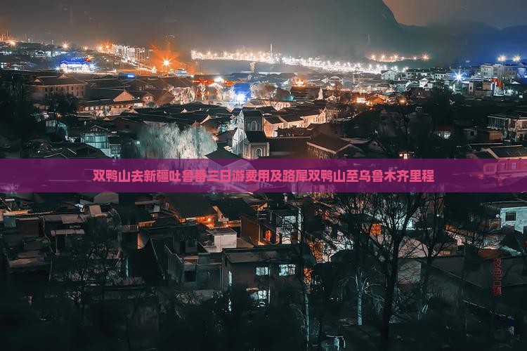 双鸭山去新疆吐鲁番三日游费用及路犀双鸭山至乌鲁木齐里程