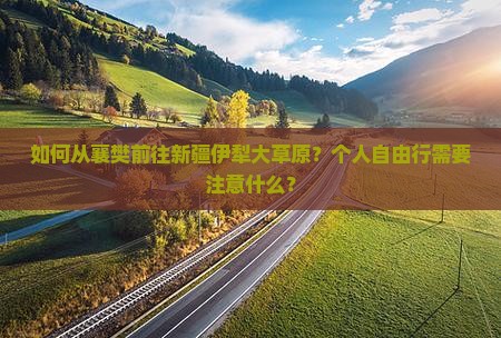 如何从襄樊前往新疆伊犁大草原？个人自由行需要注意什么？
