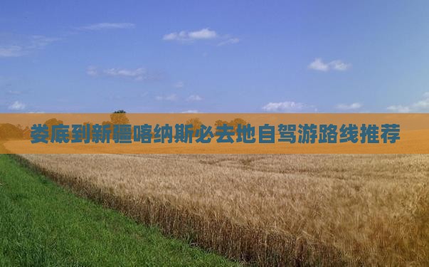 娄底到新疆喀纳斯必去地自驾游路线推荐