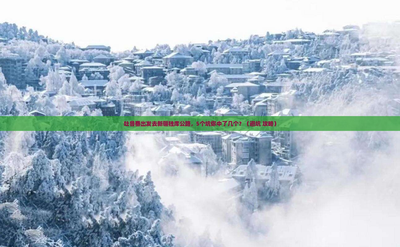 吐鲁番去新疆独库公路大型旅游团