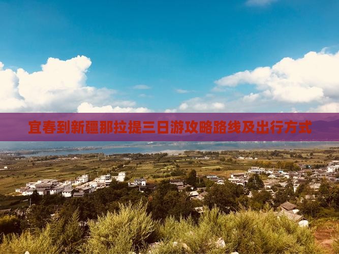 宜春到新疆那拉提三日游