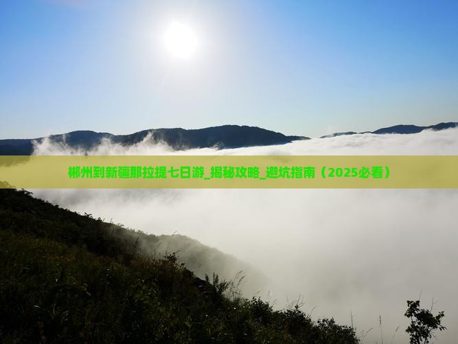 郴州到新疆那拉提七日游