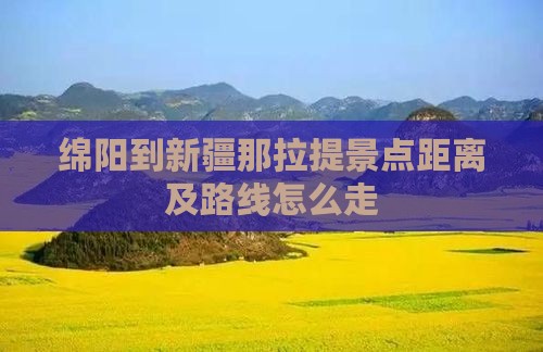 绵阳到新疆那拉提景点