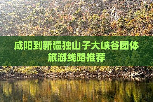 咸阳到新疆独山子大峡谷团体旅游