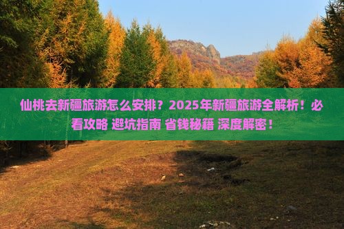仙桃去新疆旅游
