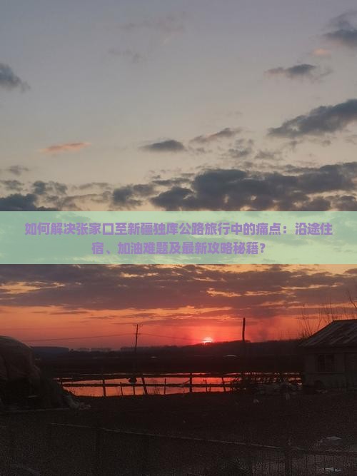 如何解决张家口至新疆独库公路旅行中的痛点：沿途住宿、加油难题及最新攻略秘籍？