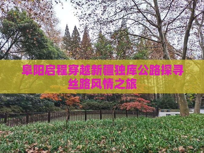 阜阳启程穿越新疆独库公路探寻丝路风情之旅