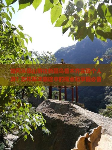如何从保山前往新疆乌鲁木齐实现个人游？怎样解决旅途中的痛点和掌握必备热词新词？