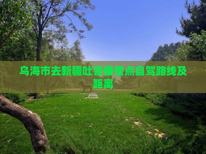乌海市去新疆吐鲁番景点自驾路线及距离