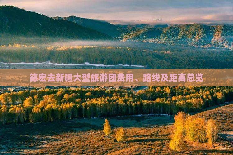 德宏去新疆大型旅游团费用、路线及距离总览