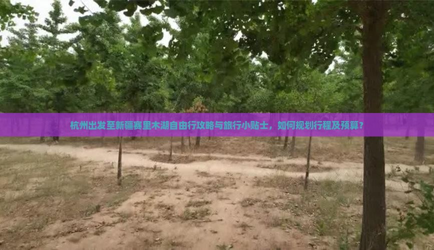 杭州出发至新疆赛里木湖自由行攻略与旅行小贴士，如何规划行程及预算？