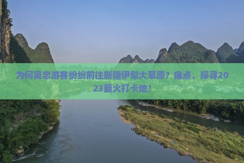 为何吴忠游客纷纷前往新疆伊犁大草原？痛点，探寻2023最火打卡地！
