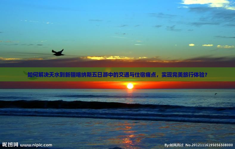 如何解决天水到新疆喀纳斯五日游中的交通与住宿痛点，实现完美旅行体验？