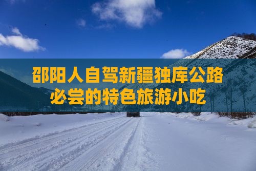 邵阳人自驾新疆独库公路必尝的特色旅游小吃