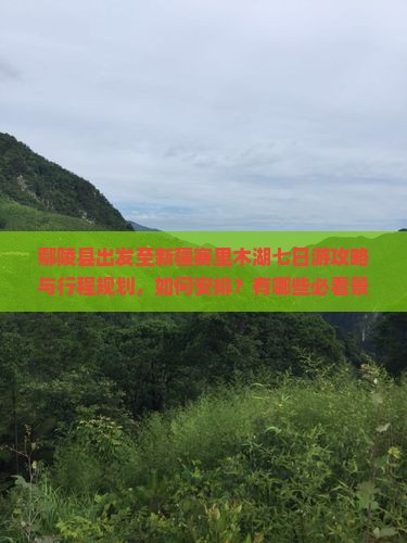鄢陵县出发至新疆赛里木湖七日游攻略与行程规划，如何安排？有哪些必看景点和美食推荐？