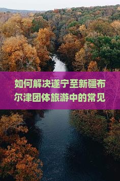 如何解决遂宁至新疆布尔津团体旅游中的常见痛点，实现畅游无阻？