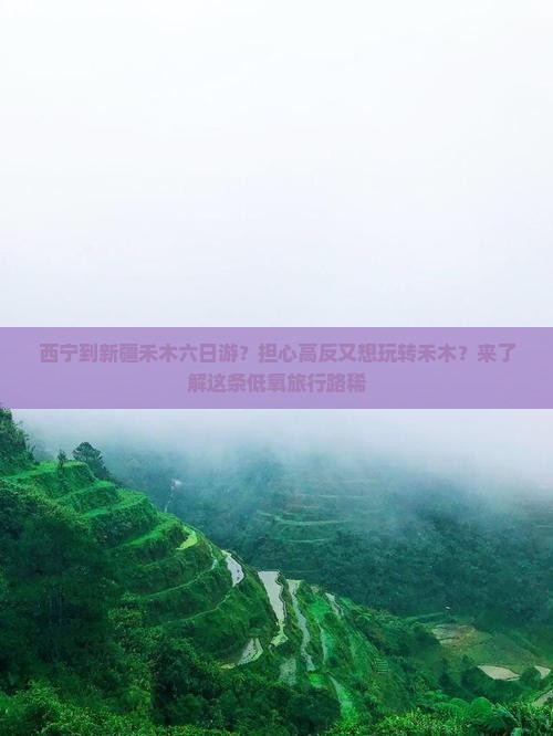 西宁到新疆禾木六日游?担心高反又想玩转禾木?来了解这条低氧旅行路稀 西宁到新疆禾木六日游?担心高反又想玩转禾木?来了解这条低氧旅行路稀