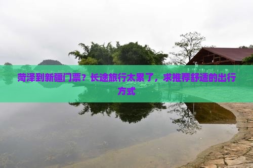 菏泽到新疆门票？长途旅行太累了，求推荐舒适的出行方式