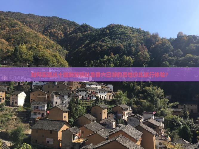 如何实现从十堰到新疆吐鲁番六日游的高性价比旅行体验？
