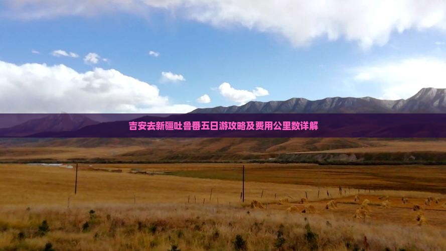 吉安去新疆吐鲁番五日游攻略及费用公里数详解