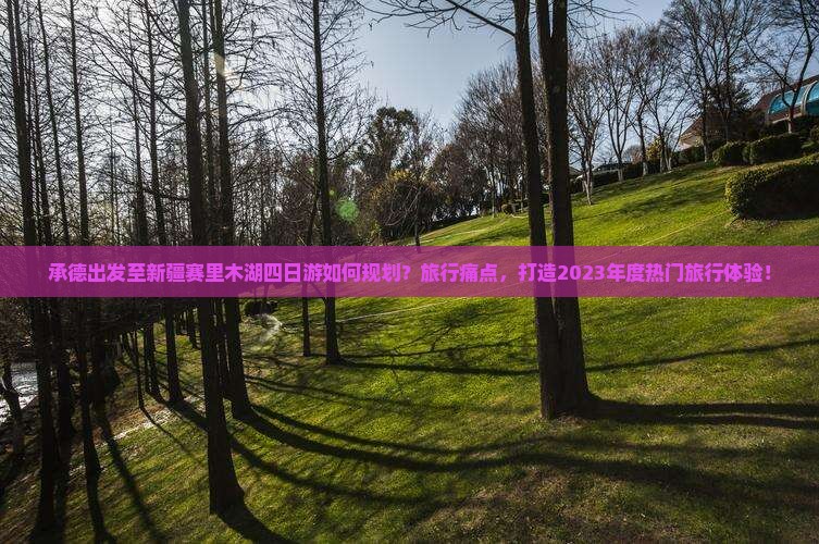 承德出发至新疆赛里木湖四日游如何规划？旅行痛点，打造2023年度热门旅行体验！