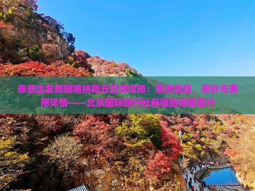 泰安出发新疆喀纳斯五日游攻略：景点信息、报价与费用详情——北京国际旅行社新疆旅游看看行