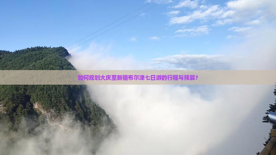 如何规划大庆至新疆布尔津七日游的行程与预算？