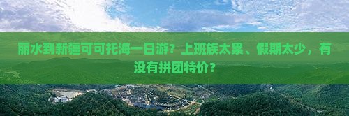 丽水到新疆可可托海一日游？上班族太累、假期太少，有没有拼团特价？